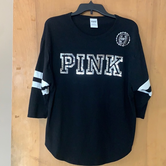 PINK Victoria's Secret Tops - Victoria’s Secret PINK bling tee size small
